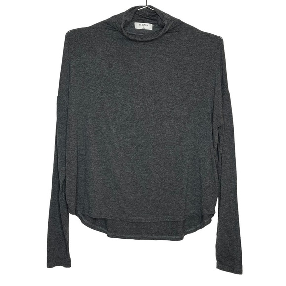 BABATON Seaton Mock Neck Long Sleeve Sweater Shirt Lightweight Minimalist - Picture 1 of 7
